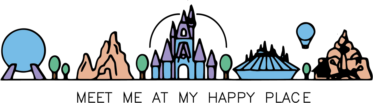 Disney Meet Me At My Happy Place - DTF Ready To Press