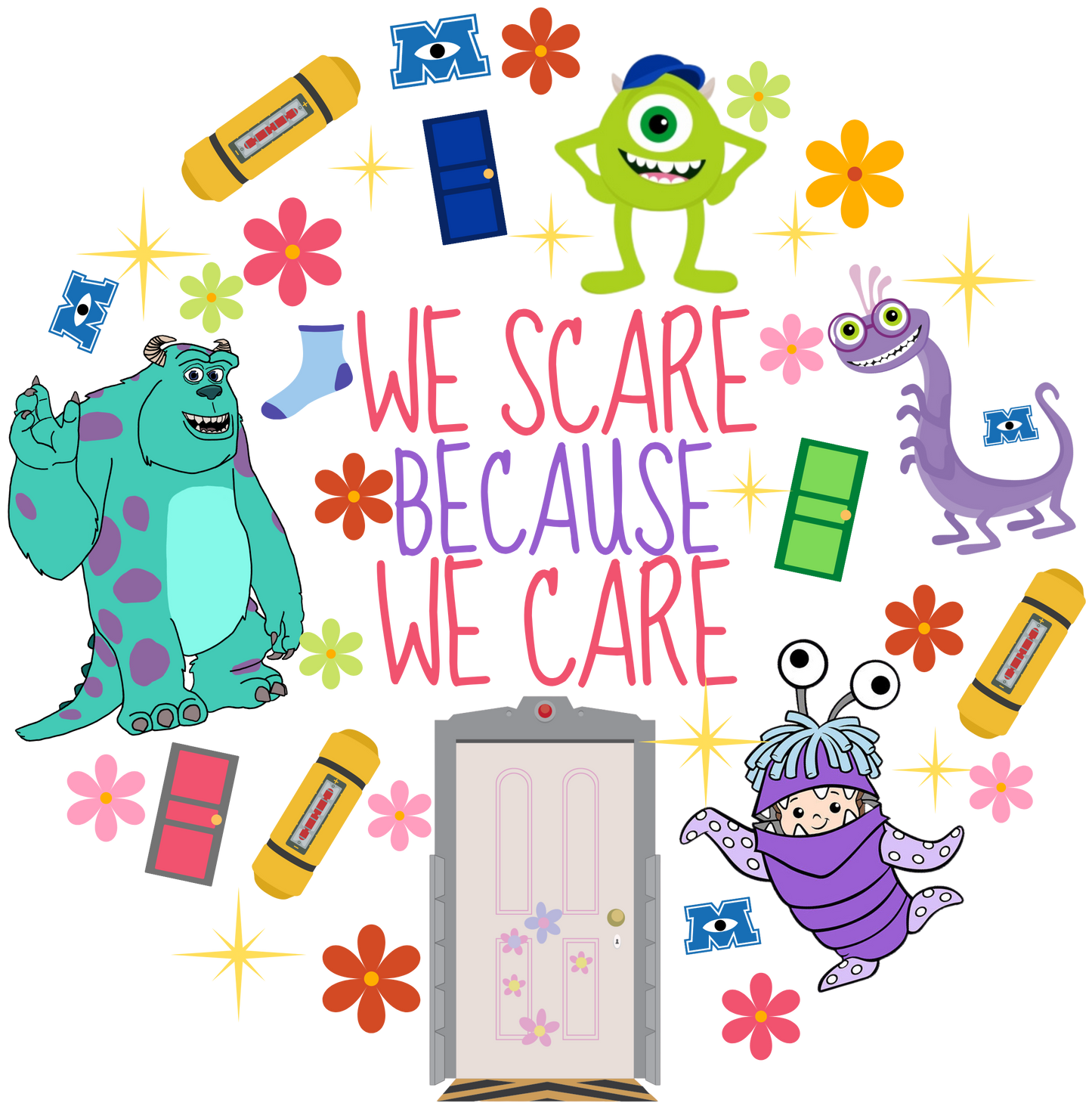 We Scart Be Cause We Cart- DTF Ready To Press