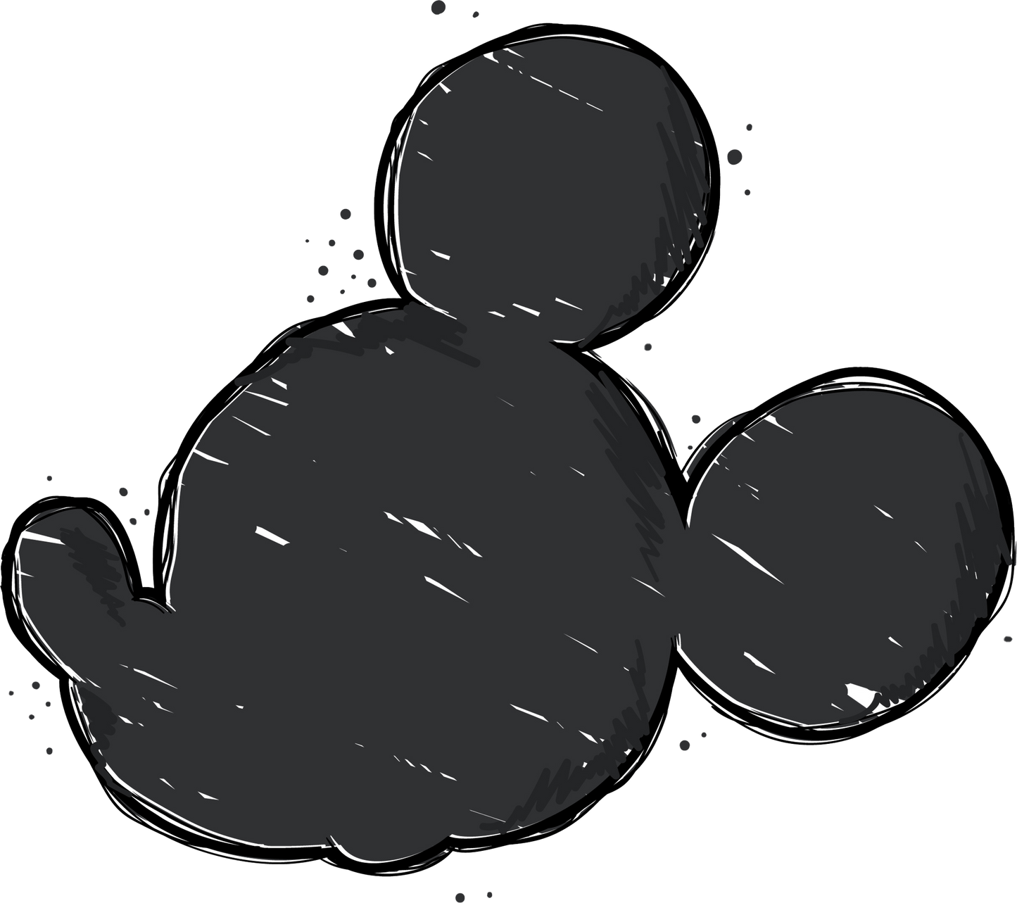 Mickey Sketch- DTF Ready To Press