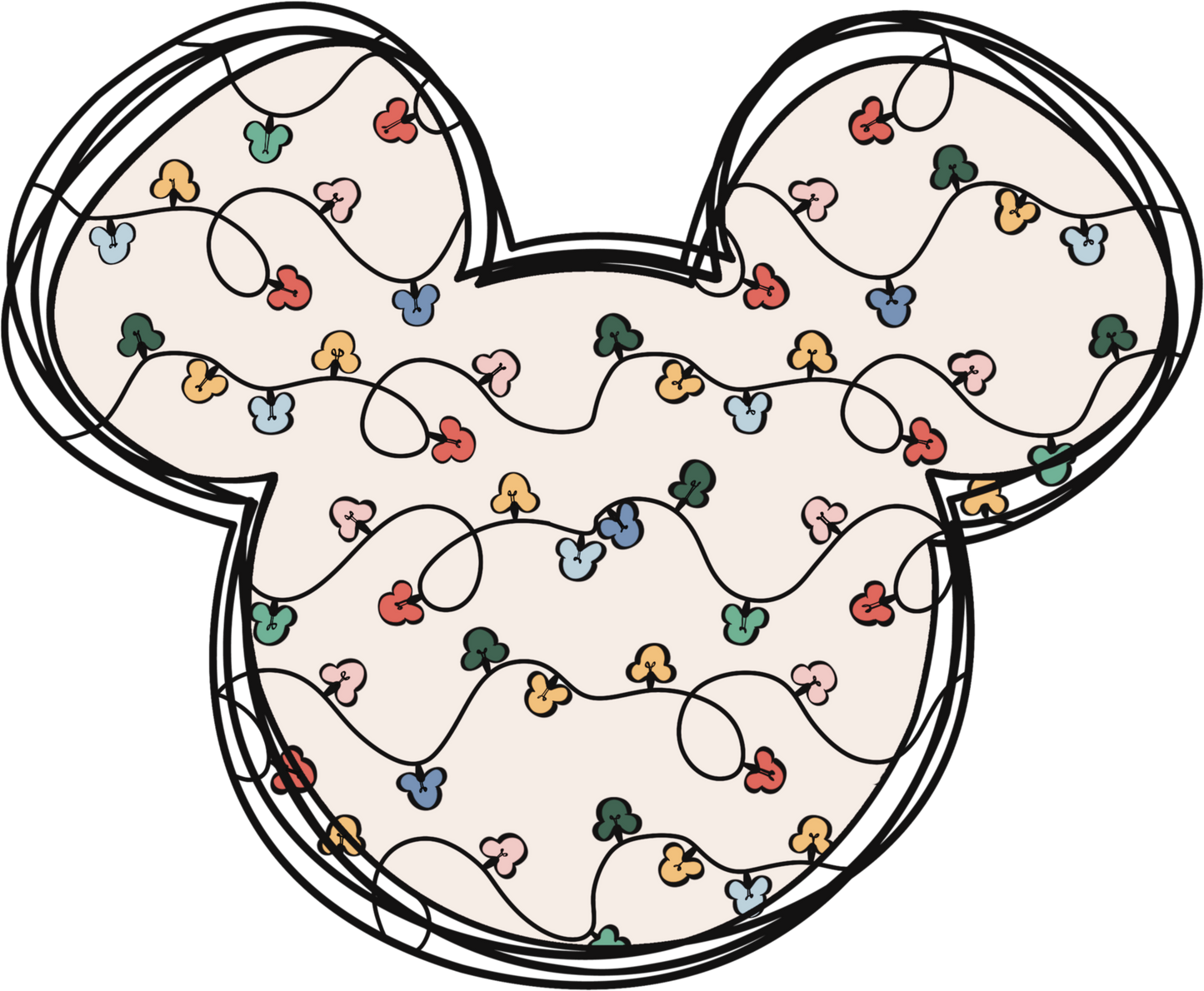 Mickey Head- DTF Ready To Press