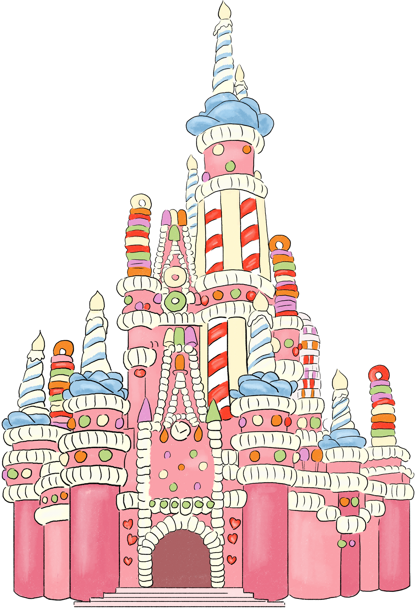 Castle Redbubble- DTF Ready To Press