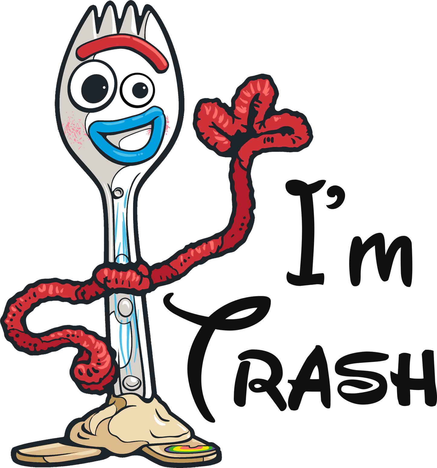 Forky, I am Trash- DTF Ready To Press