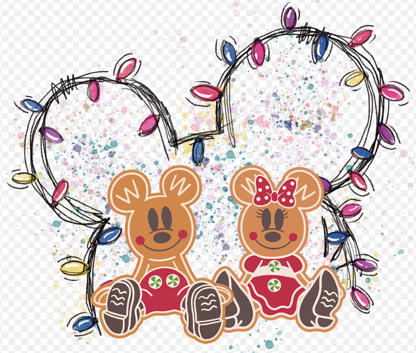 Mickey Minnie Ears,- DTF Ready To Press