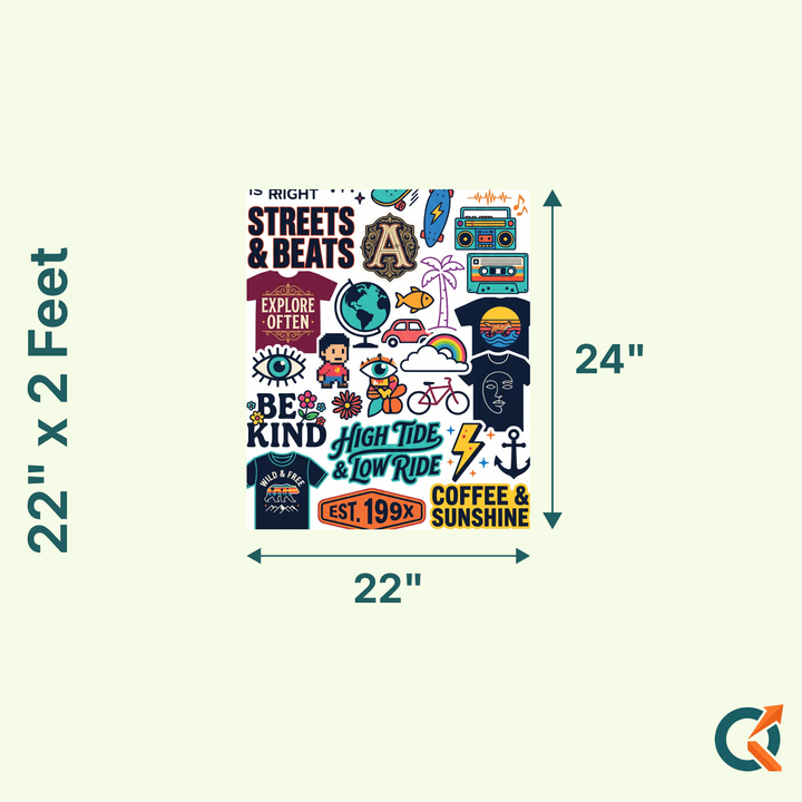 Upload Print-Ready DTF Gang Sheet