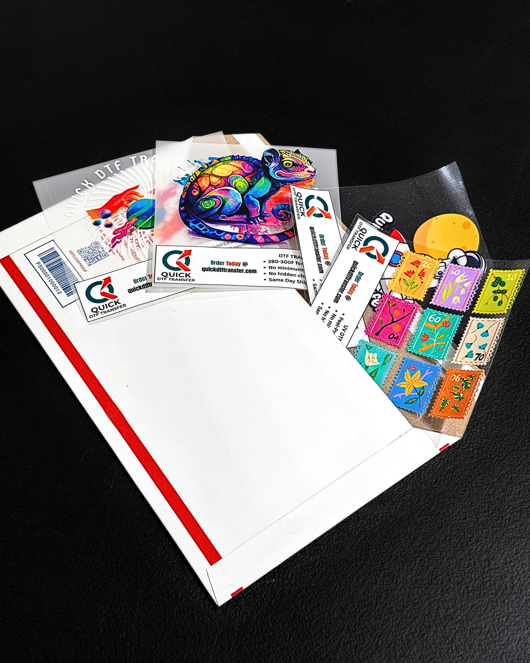 Free DTF Transfer Sample Pack (Includes UV DTF Transfer)
