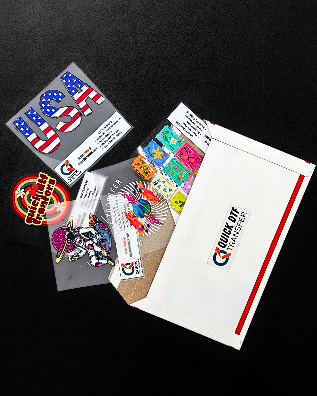 Free DTF Transfer Sample Pack (Includes UV DTF Transfer)