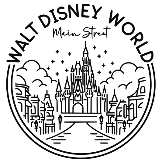 Walt Disney World Main Street  - DTF Ready To Press