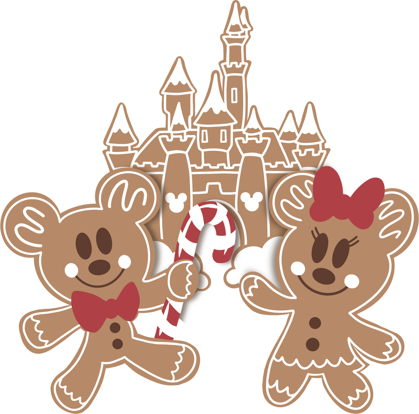 Disney Gingerbread- DTF Ready To Press