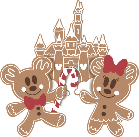 Disney Gingerbread- DTF Ready To Press