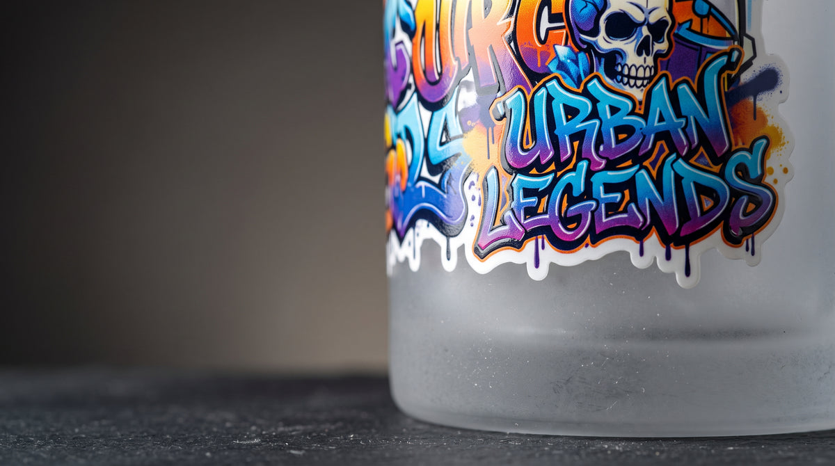 Stickers that stick to anything hard.