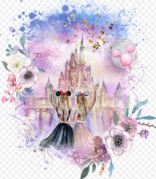 Disney Castle Princess- DTF Ready To Press